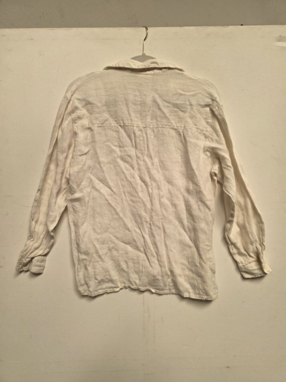 Gossi Linen Button Down Shirt Women's Size 40 Medium USA Vintage - Picture 9 of 10